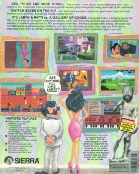 Leisure Suit Larry 5 - Passionate Patti Does a Little Undercover Work_Disk3 box cover back